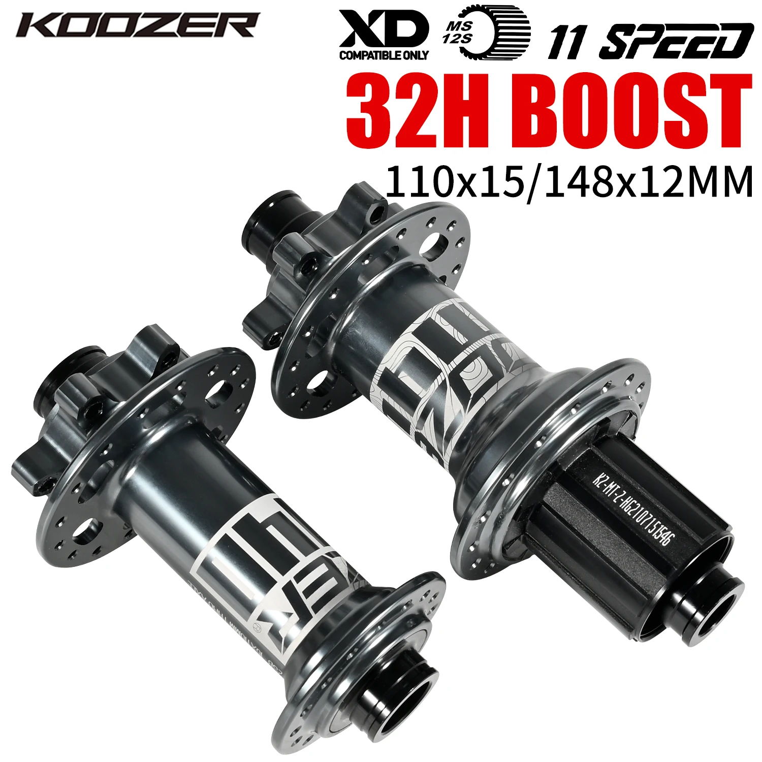 Koozer Boost Hub mbs محاور 6 Pawls 3 الأسنان 4 محامل 15x110 مللي متر 12x148 مللي متر ل MS 12S HG 8 9 10 11 12S Sram XD 12S دراجة محور BM440