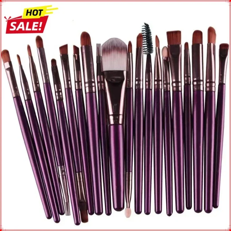20pcs Eye brush Complete eyeshadow Brush Beauty Tool neutral logo Free Eyeliner brush