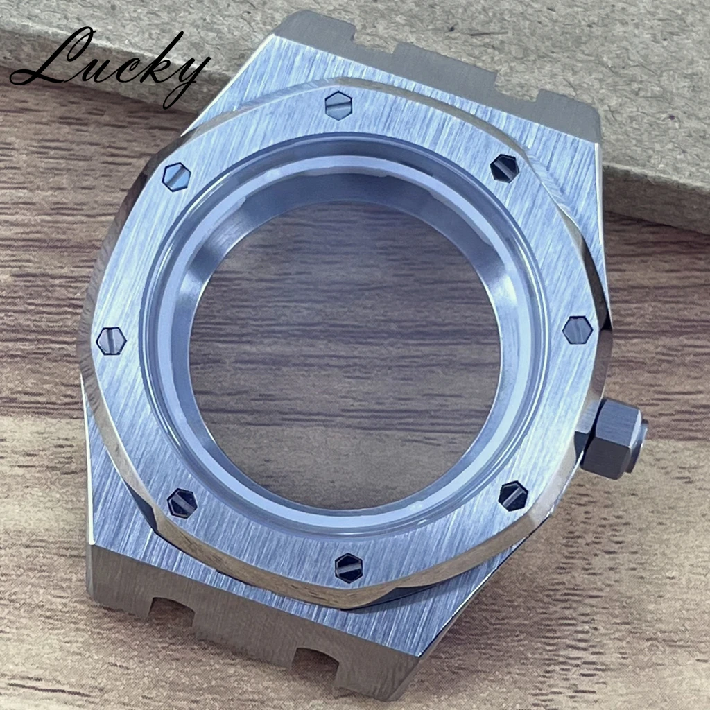 High Quality 41mm NH35 NH36 Watch Case Strap Sapphire Glass Stainless Steel Bracelet Dial Pointer for Automatic Movemen