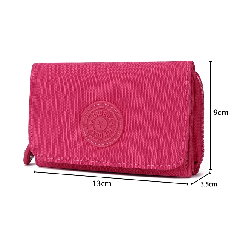 Mindesa high quality portable nylon joker best fashion small handbag ID case wallet coin purse waterproof