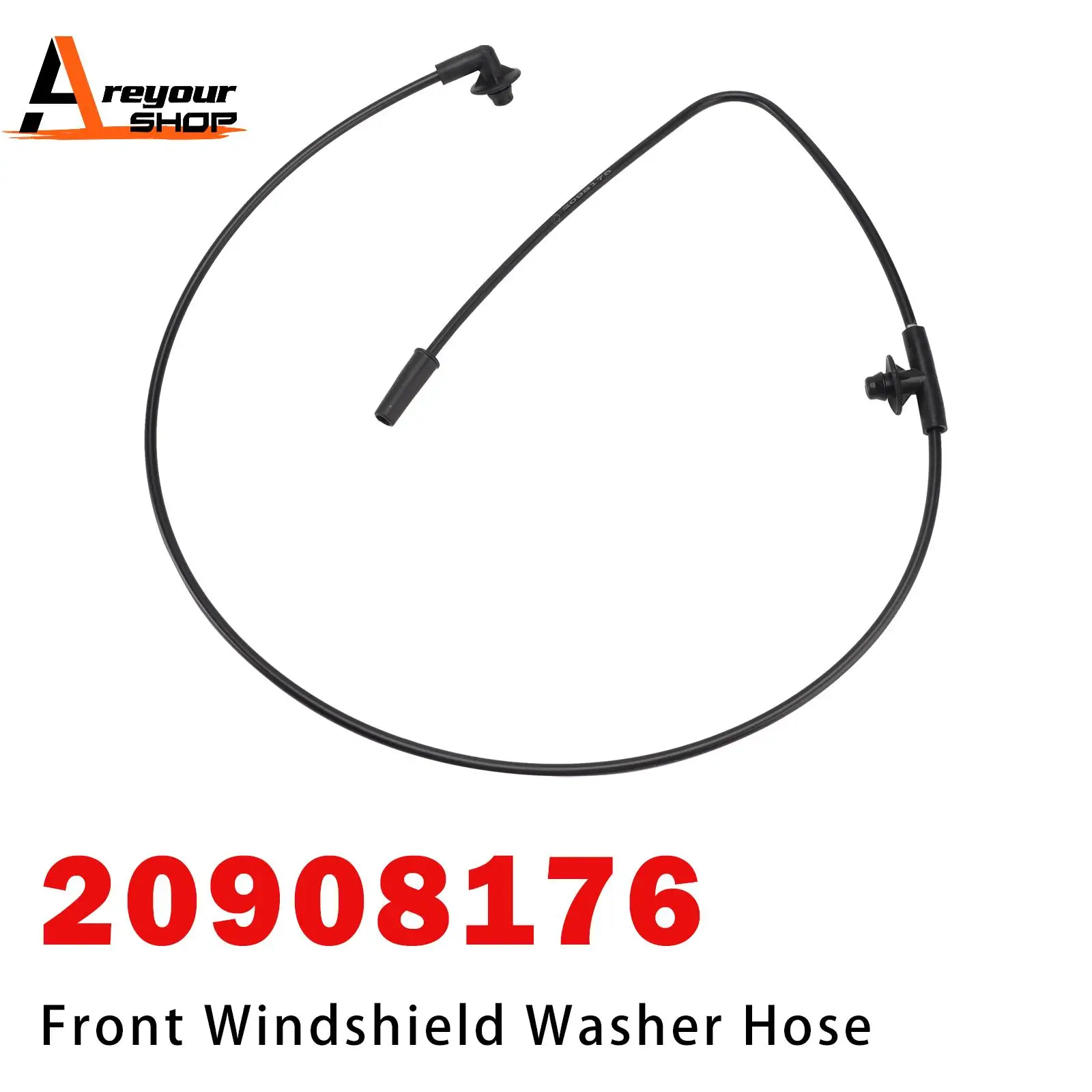 Areyourshop Front Windshield Washer Hose 20908176 for Cadillac Escalade 2007 2008 2009 2010 2011 2012 2013 2014