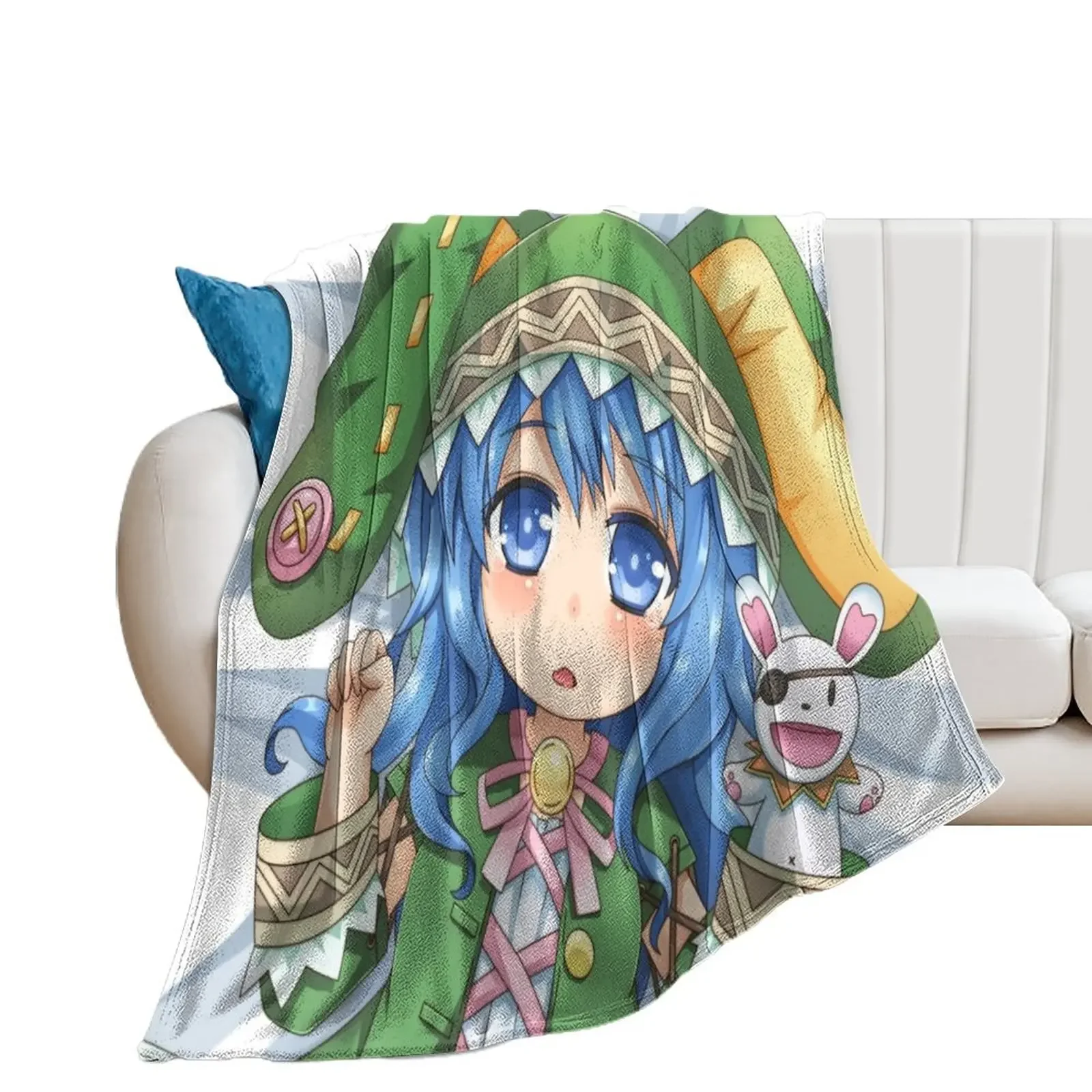 

Date A Live Yoshino Throw Blanket Bed covers Luxury Beautifuls Blankets