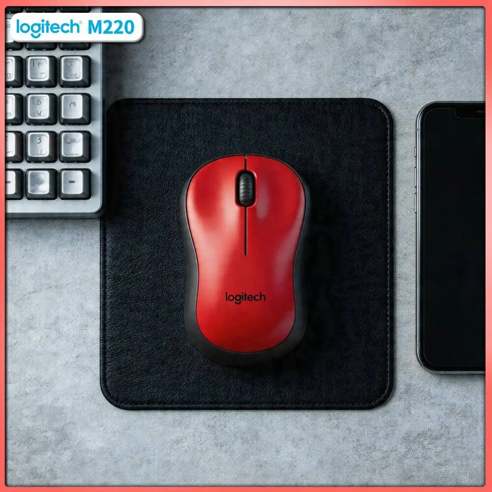 Logitech M220 Silent Wireless Mouse 10m Distance 2.4GHz USB Receiver 1000 DPI 18-Month Battery Accessory