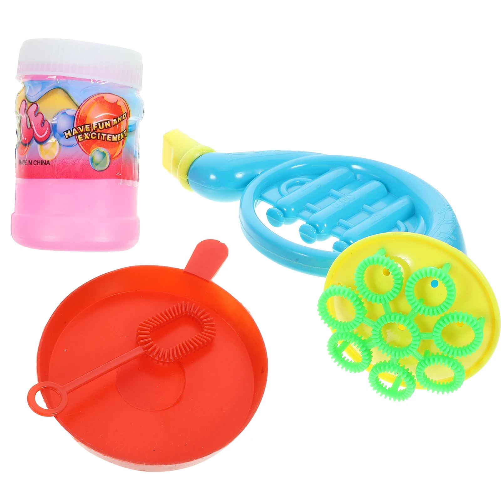 Máquina de burbujas con forma de instrumento Musical poroso, soplador de burbujas, juguete divertido para niños y niñas (Color y estilo aleatorios), 2 uds.