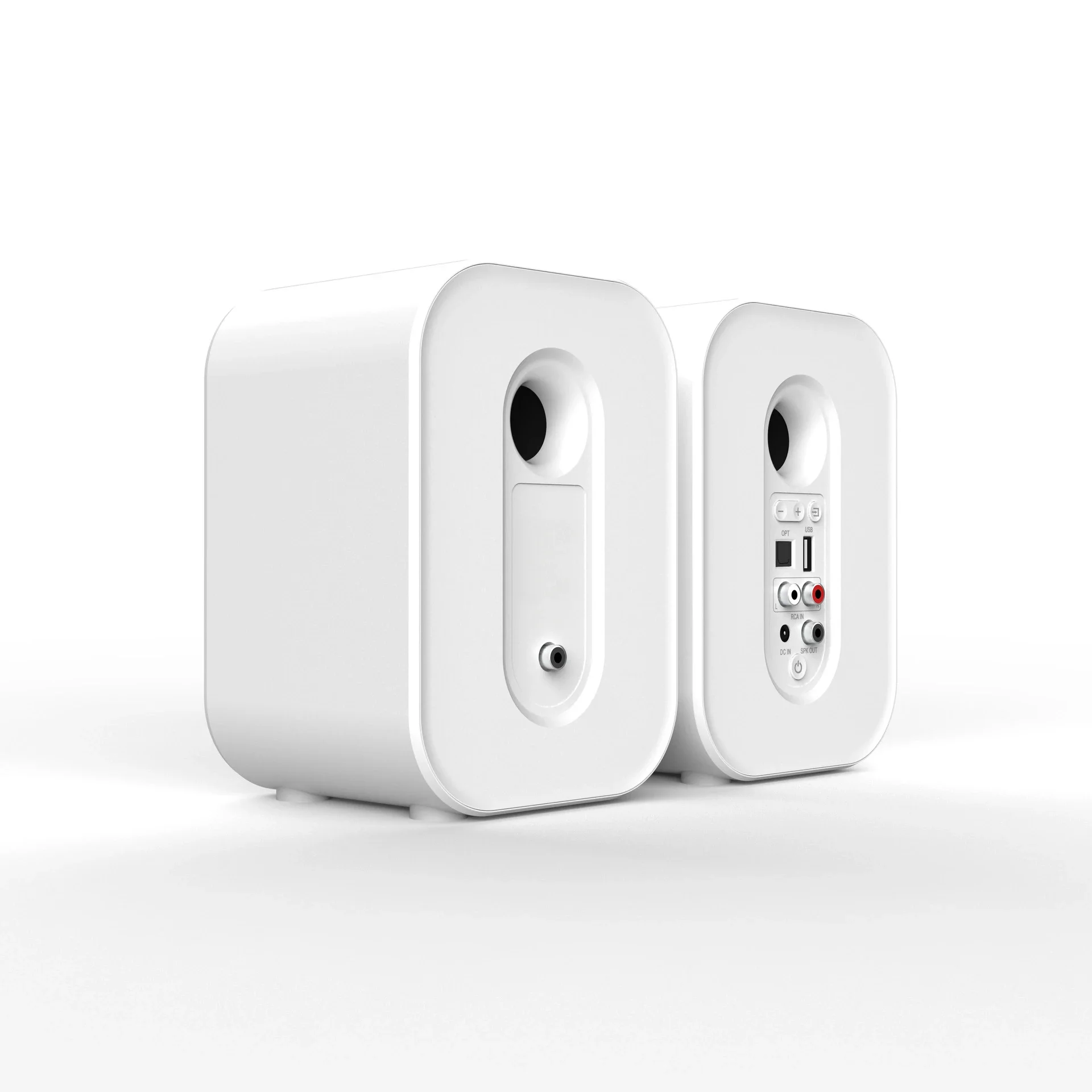 60W high-power 3-inch 2.0 active computer audio Bluetooth plastic material wall-mounted store classroom home theater