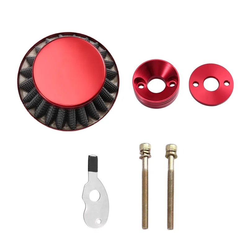 

X39A-42Mm Air Filter Stack Choke Kit Replacement For 2 Stroke 47Cc 49Cc Mini Pocket Bike Kids ATV Blad Powered Scooter