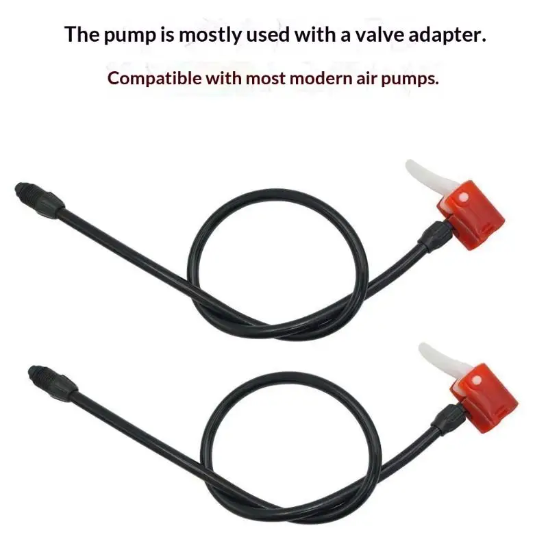 2 Pack Universal Bike Pump Air Hose Multi Use Nozzle Durable Build Fits Bike Tire Inflation Inflator Nozzles Accessories