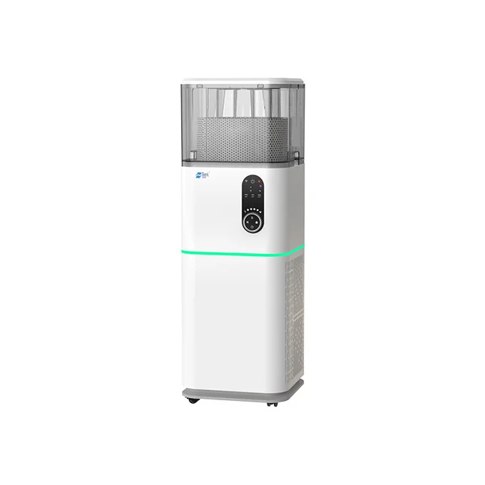 2025 Portable Household Air Purifier HEPA Filter Activated Carbon Air Filter Electric Desktop Aromatherapy Humidify Made Plastic
