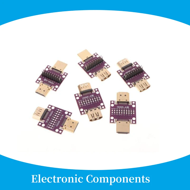 HDMI Male To Female/Female To Female/Male To Male Test Adapter Board With PCB Board Conversion Circuit Board Module
