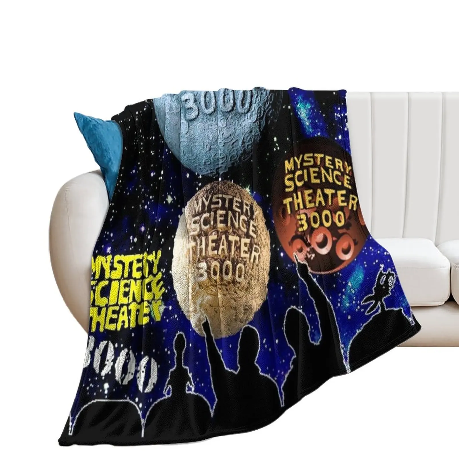 

MST3K - Mystery Science Theater 3000 Logo Throw Blanket For Sofa Thin Decorative Sofas Blankets