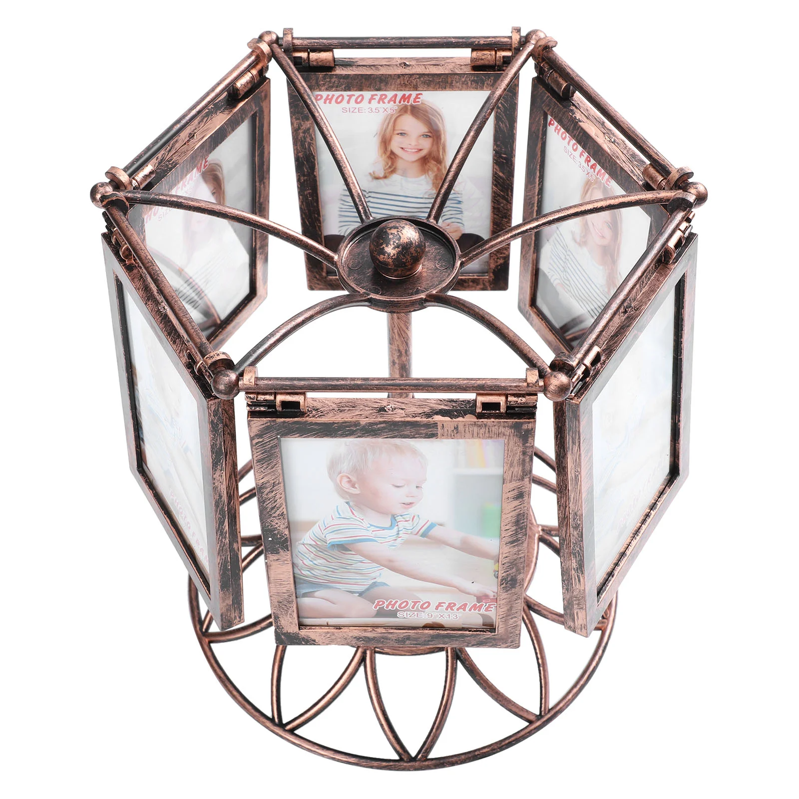 Tabletop Photo Frame Ferris Wheel Picture Frames Ornament Decorations Music Rotating