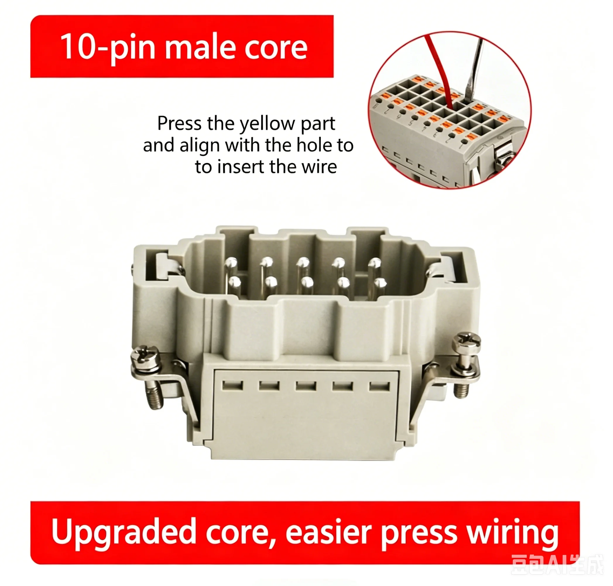 conector-industrial-retangular-de-alta-resistencia-hdc-he-010m-he-010fz-com-clipe-de-mola-para-fiacao-rapida