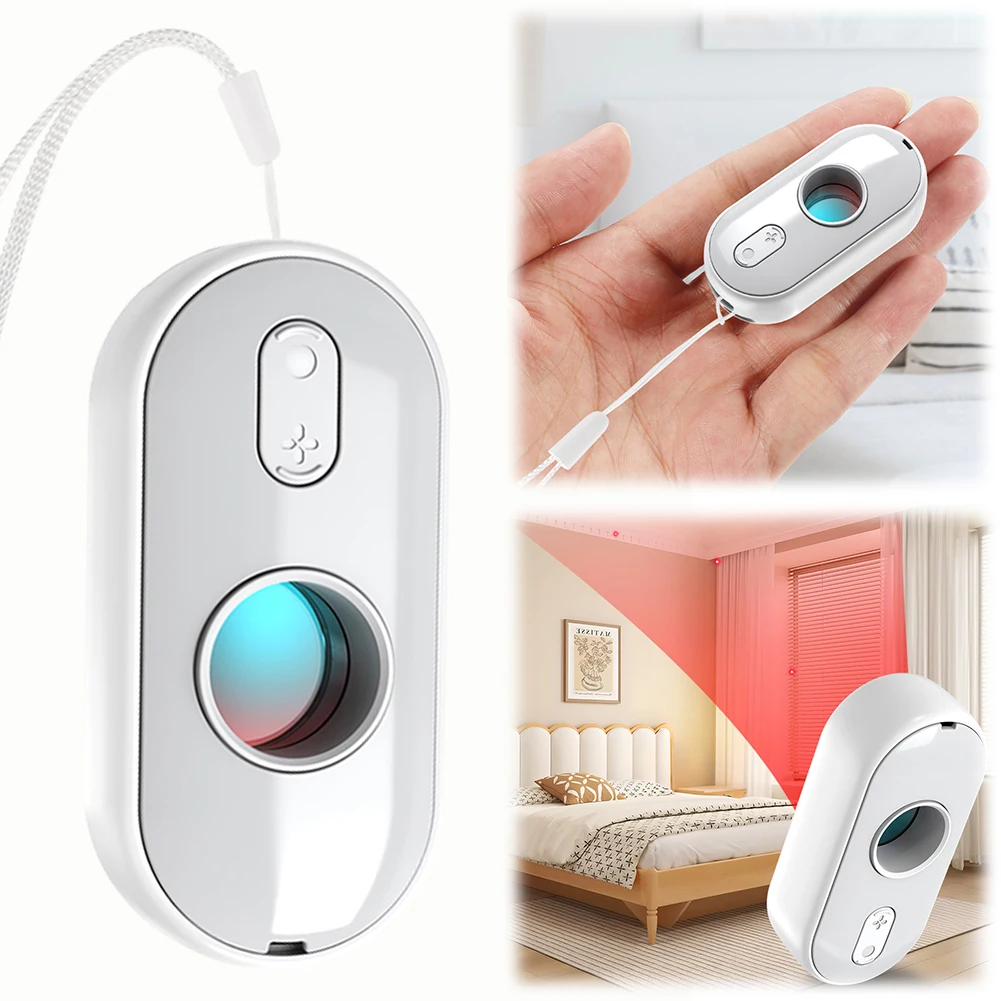

Wireless Hidden Devices Camera Bug Detector Portable Hidden Devices Scanner Anti-Peeping Infrared Camera Finder for Travel Hotel