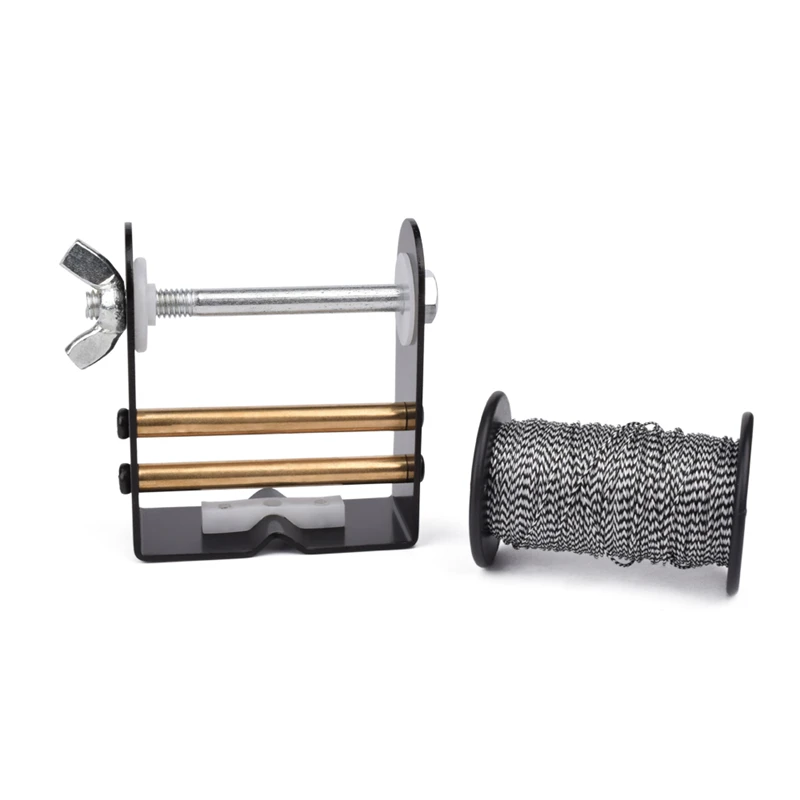 Single Unit 0.014 Inch Bowstring Winding Fixture, Portable Archery Binding Auxiliary Tool for Hunting & Target Shooting