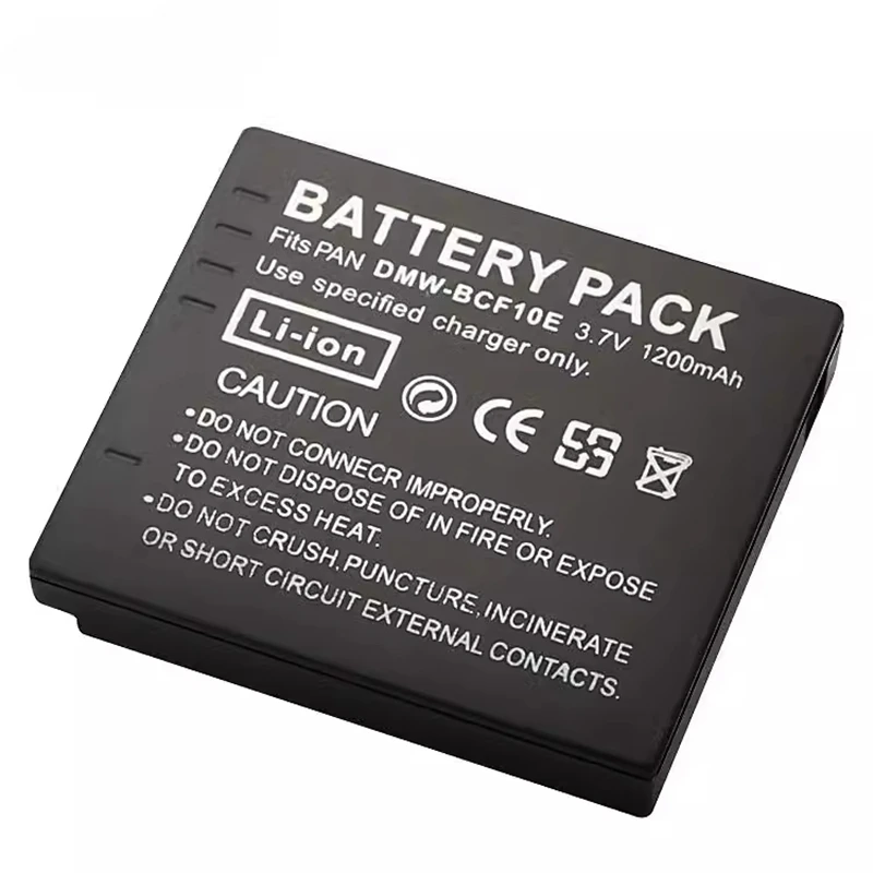 DMC-BCF10E Camera DMC-FX66 FX70 FX75 TS3 TS4 BCF10  Rechargeable Lithium Battery