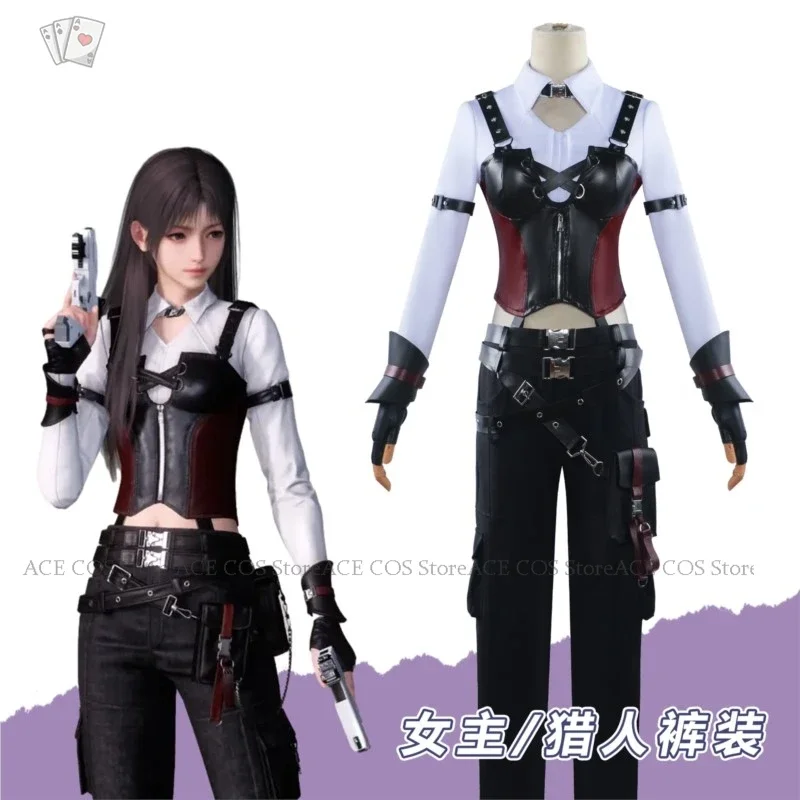 Love and Deepspace Hunter Protagonista Eroina You Costume Cosplay Parrucca Evolver Anime Abiti Cosplay Halloween Donna Vestito operato