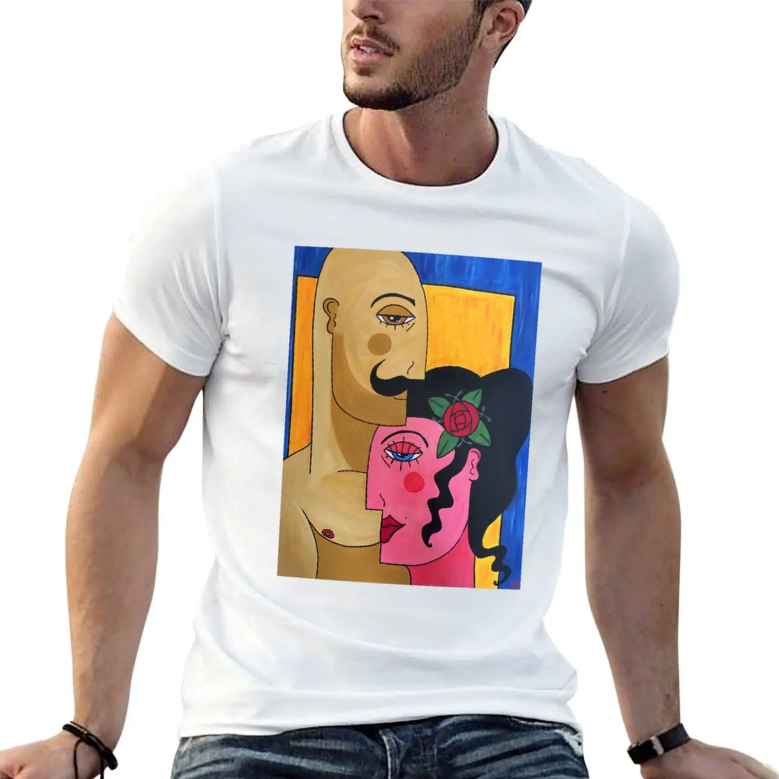 

Los lovers T-Shirt cotton man t-shirts graphics Luxury man plus size clothes big and tall t shirts for men