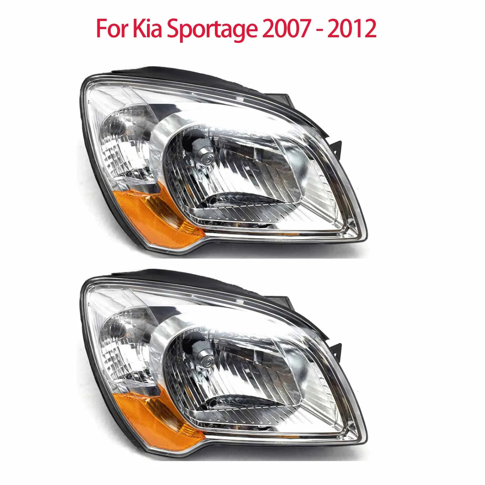 

For KIA Sportage 2007-2012 Car Accessories Front Headlight Signal Lamp Driving lamp Electric Head Light Housing Without Bulbs