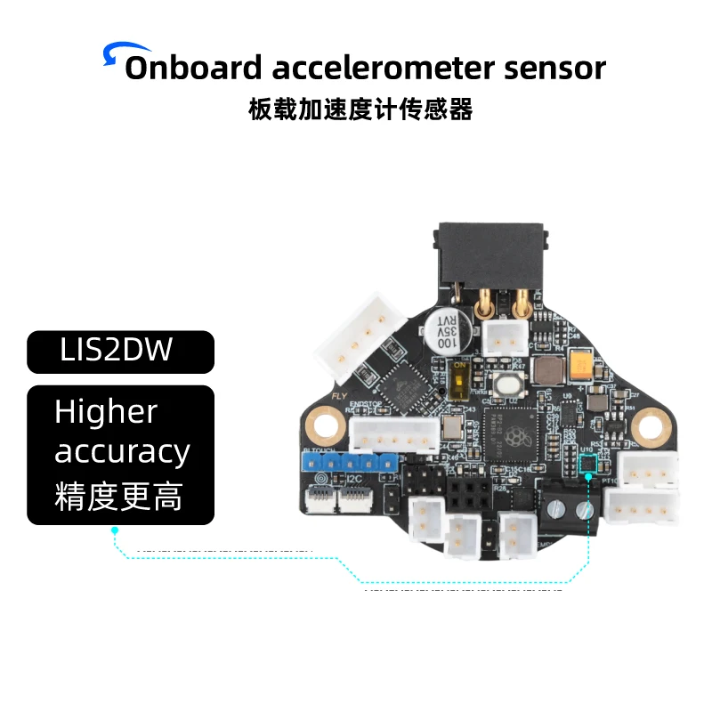 Совместимый с Klipper 3D-принтер Mellow Fly SHT36 V3 Klipper/RRF Canbus RS232 плата Max Plus LDC1612 Eddy для двигателя Nema14/17