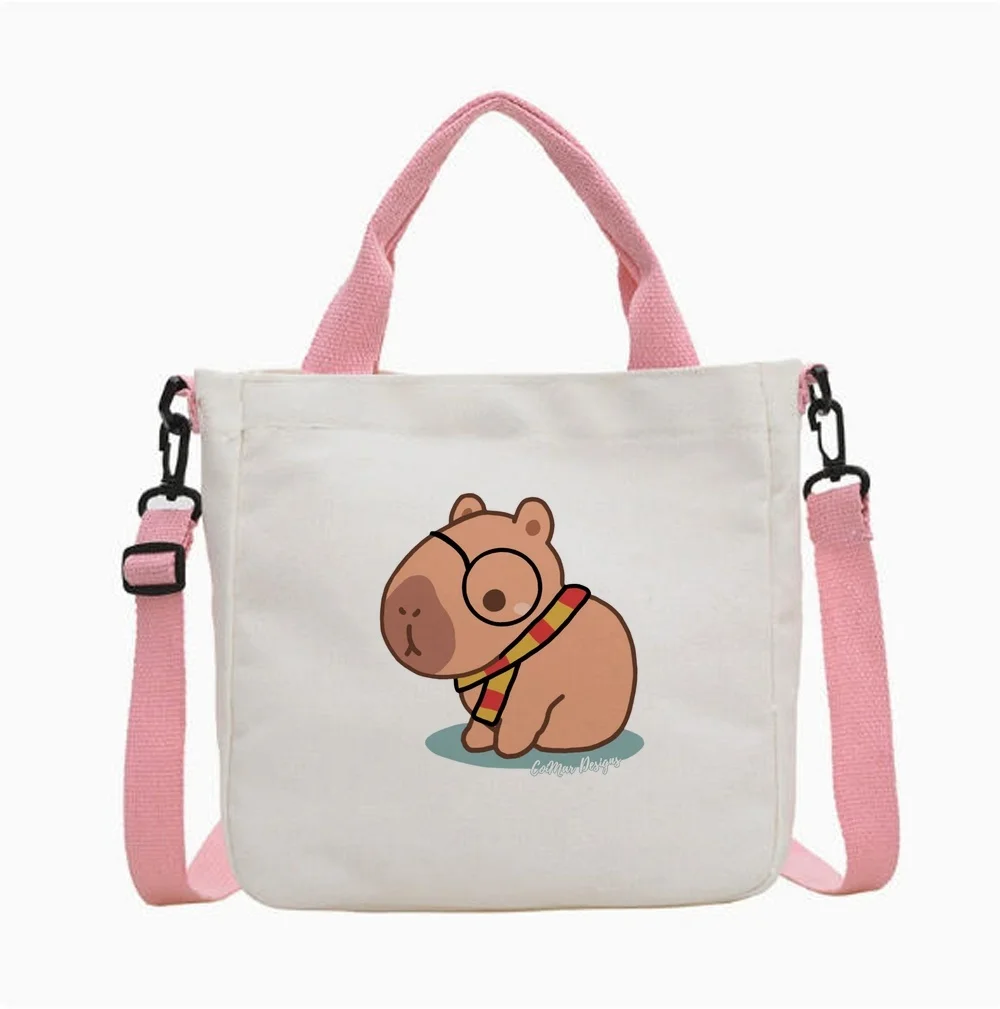 Capybara tote bag y2k totebag canvas  shopper shoulder  femme
