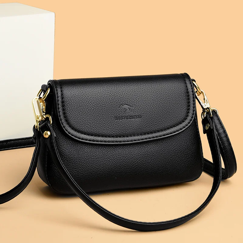 حقيبة كتف جلدية للنساء ، حقيبة كروس مصممة الشهيرة ، عالية الجودة ، حقيبة جلد الغنم الناعمة الفاخرة ، حقيبة حمل الرئيسية