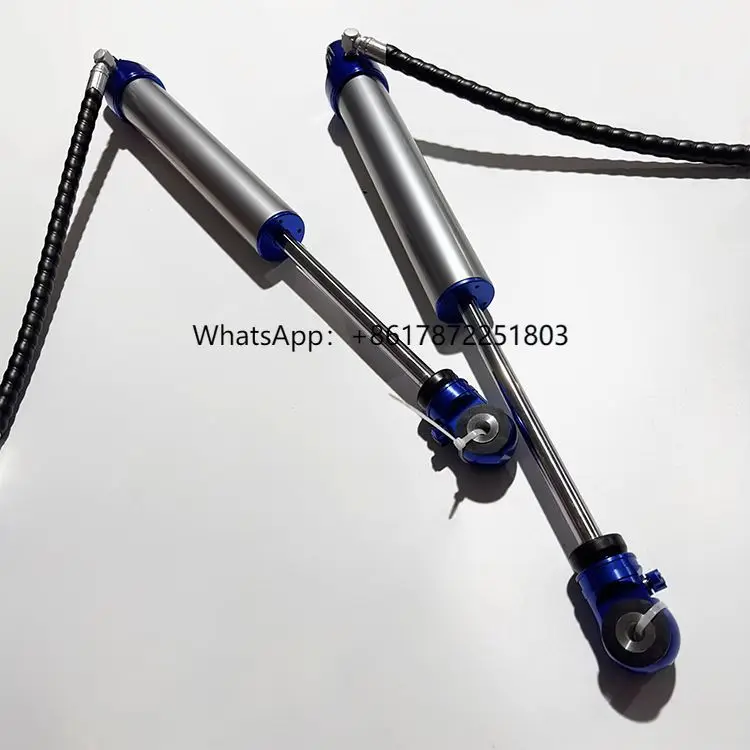 

Mit s Ubishi Pajero Rear Shock Absorbers3-inch Blue 2.5 Pipe Diameter 12 Segments Compression Adjustment Steel Material for