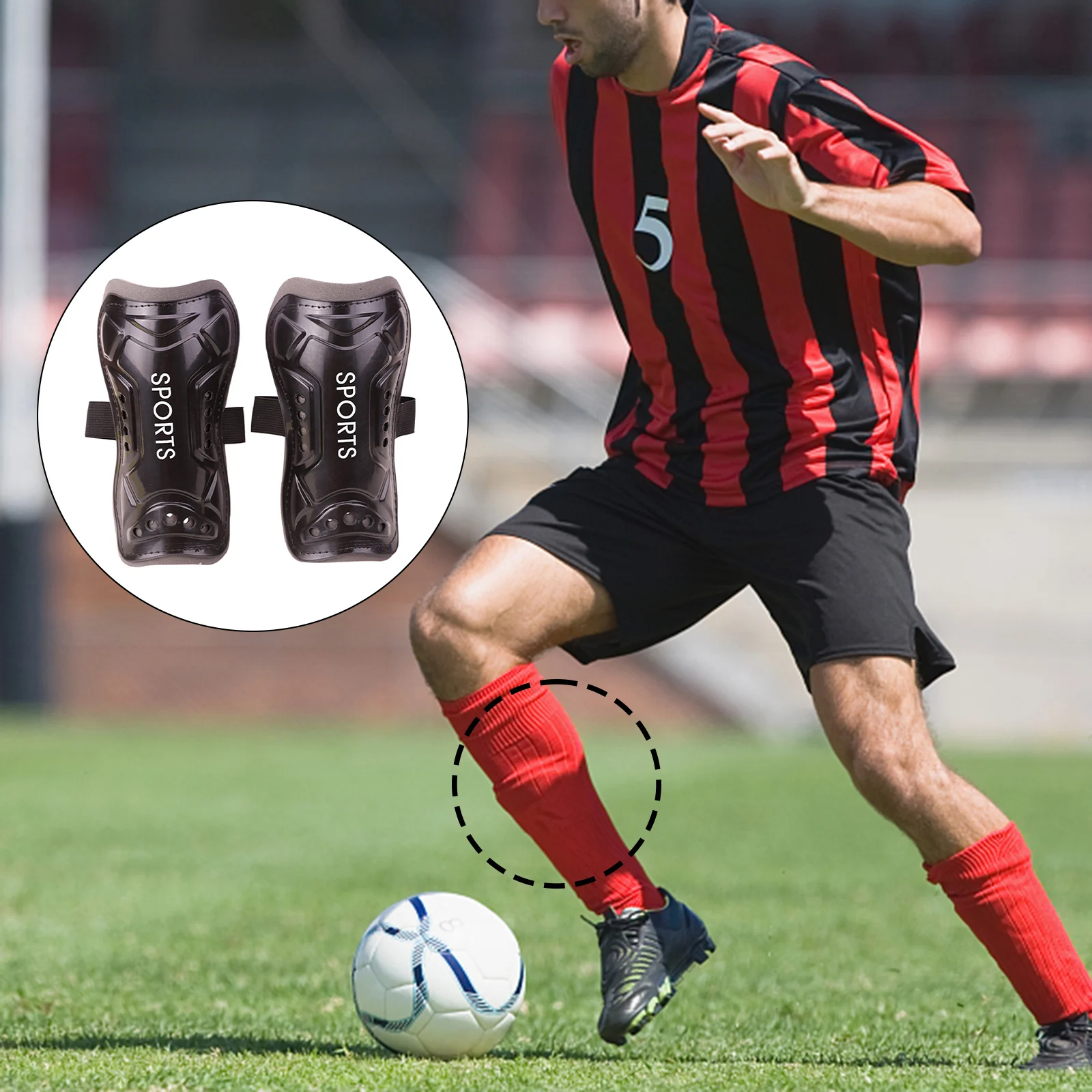 1 Pair Sports Soccer Shin Pads Guard Pad For Kids Football Shin Pads Support Calf Sleeve Shinguard For Adult Teens Children