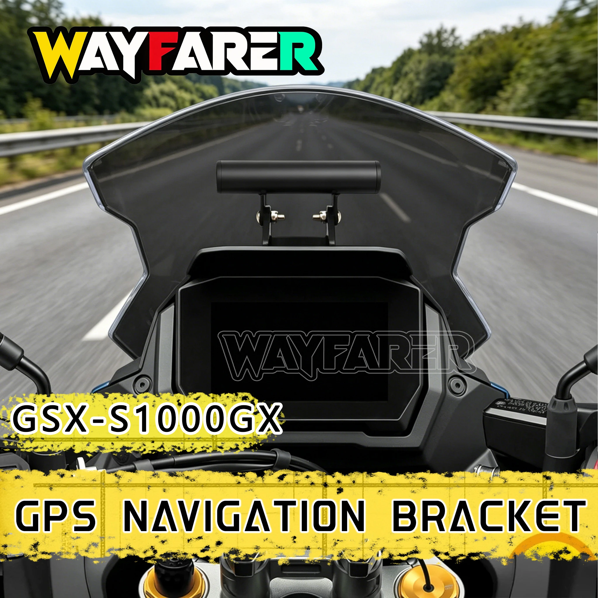 

For GSX-S1000 GX gsx s1000 2024 2025 Motorcycle Navigation Bracket GPS Holder Mount Parts Extension Accessories
