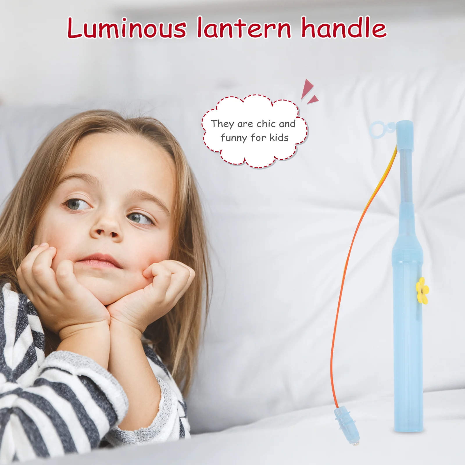 10 個 LED ミニランタンライトステッキ子供フェスティバル装飾誕生日パーティー用品センターピース