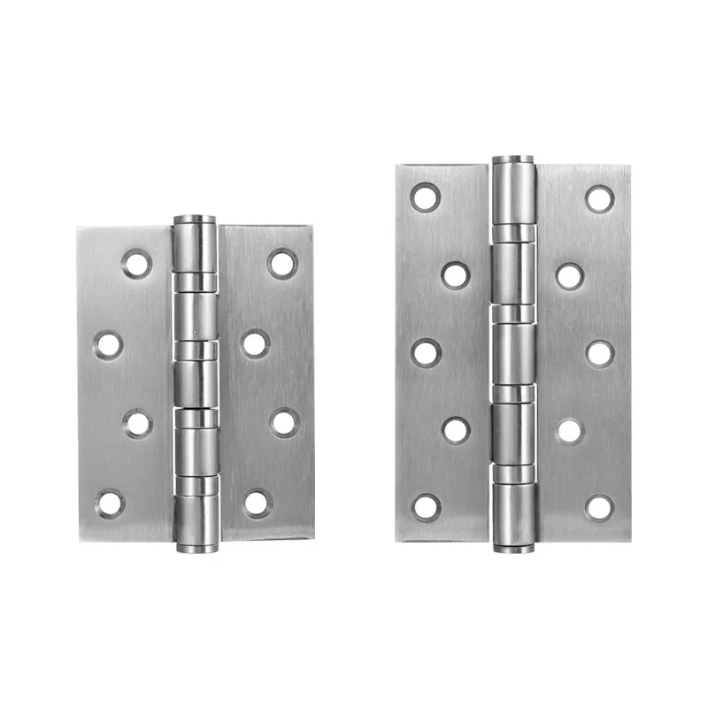 

4/5 Inch Stainless Steel Mute Bearings Hinge Room Door Hinges 3mm Thick Heavy Doors Strong Load Bearing Gemel Furniture Hardware