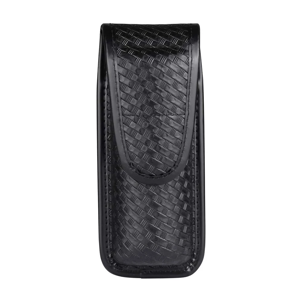 MK4 Hidden Snap OC Spray Pouch, Pepper Spray Pouch, Top Flap, Basketweave Black, Holster Only