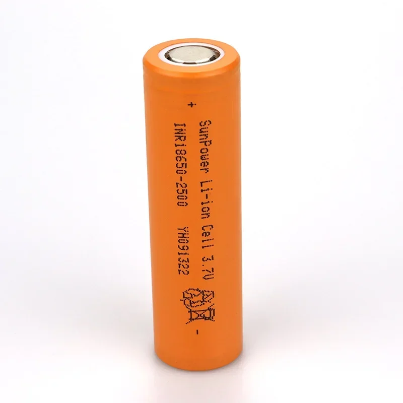 Original 18650 Battery 3.7V 2500mAh High Current Discharge Power Lithium Cell