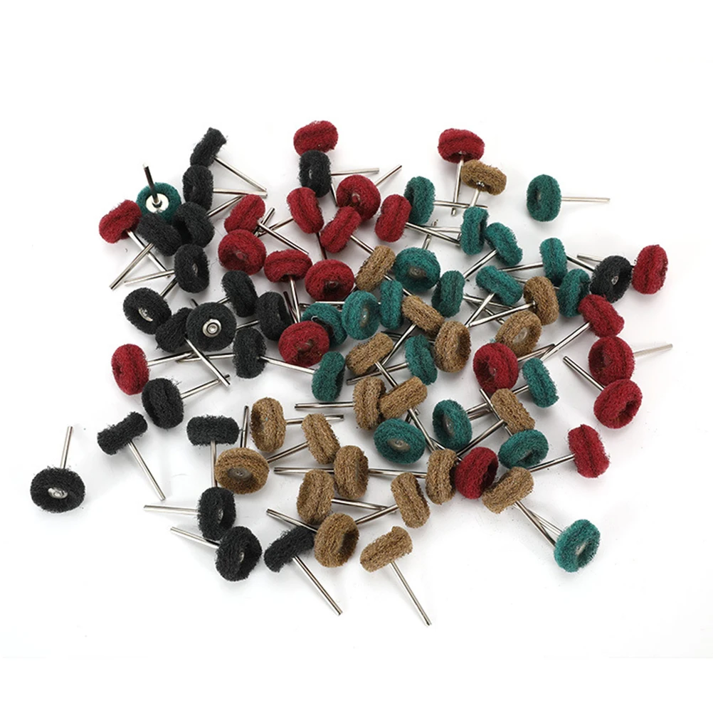 80pcs Polishing Wheel Nylon Grinding Head Buffer Rotary Tool for Drill Durable Household Metal Polisher Efficient