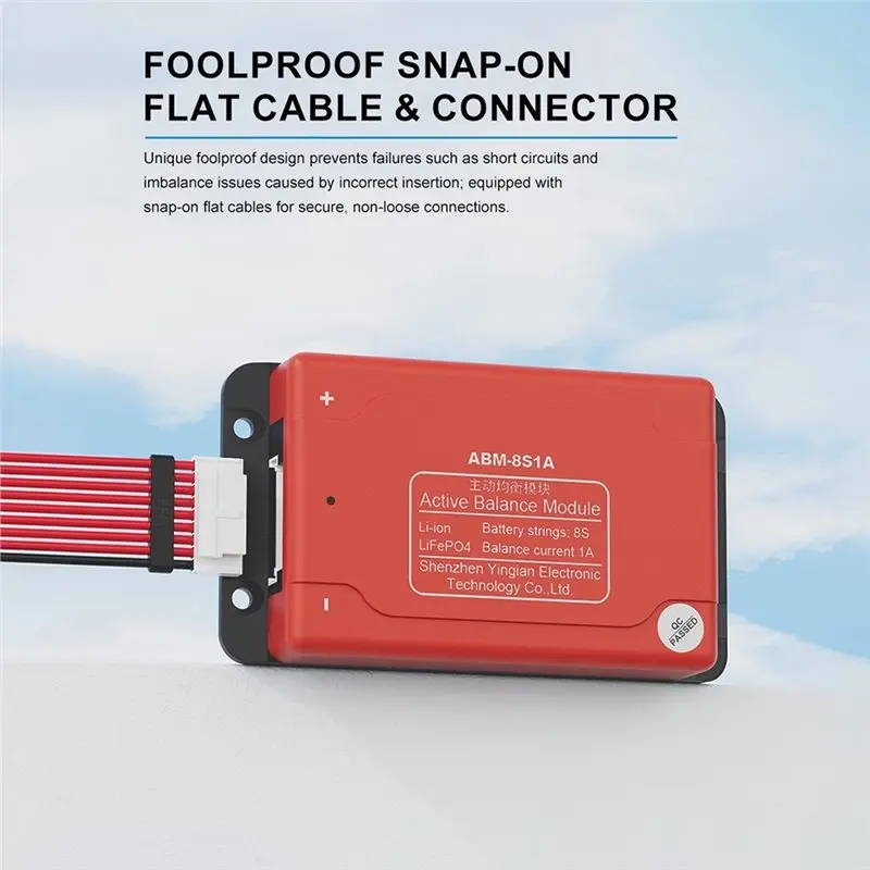 [NEW!A25P】 Smart Active Balancer Equalizer 8S 24V 1A Current Load Balance Board For Lifepo4 Battery Balanceador De Bateria