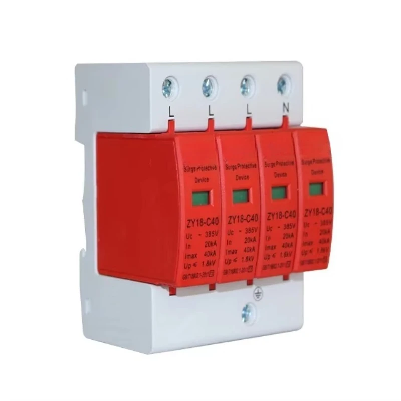 Three Phase 385V T2 SPD Surge Protector for Industrial Use