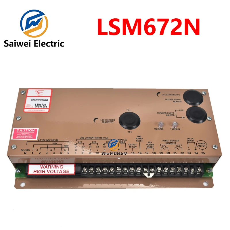 LSM672N LSM672 Generator Speed Controller Load Share Module Load Distributor Generator Engine Governor Control Panel