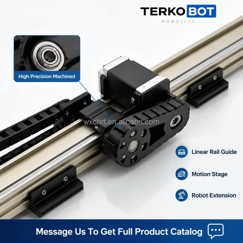 Rail Kit High Precision 0.01mm Repeat Position Linear Guide Rail for Desktop Collaborative Pick Place Training Kit