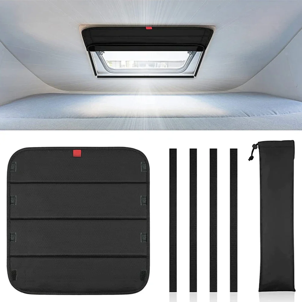 

RV Sunroof Sunshades Cover Foldable Car Sun Shield Durable RV Vents Skylight Insulator Cover Waterproof Caravan Blackout Cover