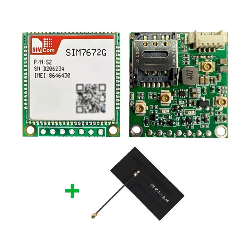 SIMcom SIM7672G/E/NA Core Board Qualcomm Chip Data+GNSS Optional - Voice-Free SIM Card Module for M2M And IoT Applications