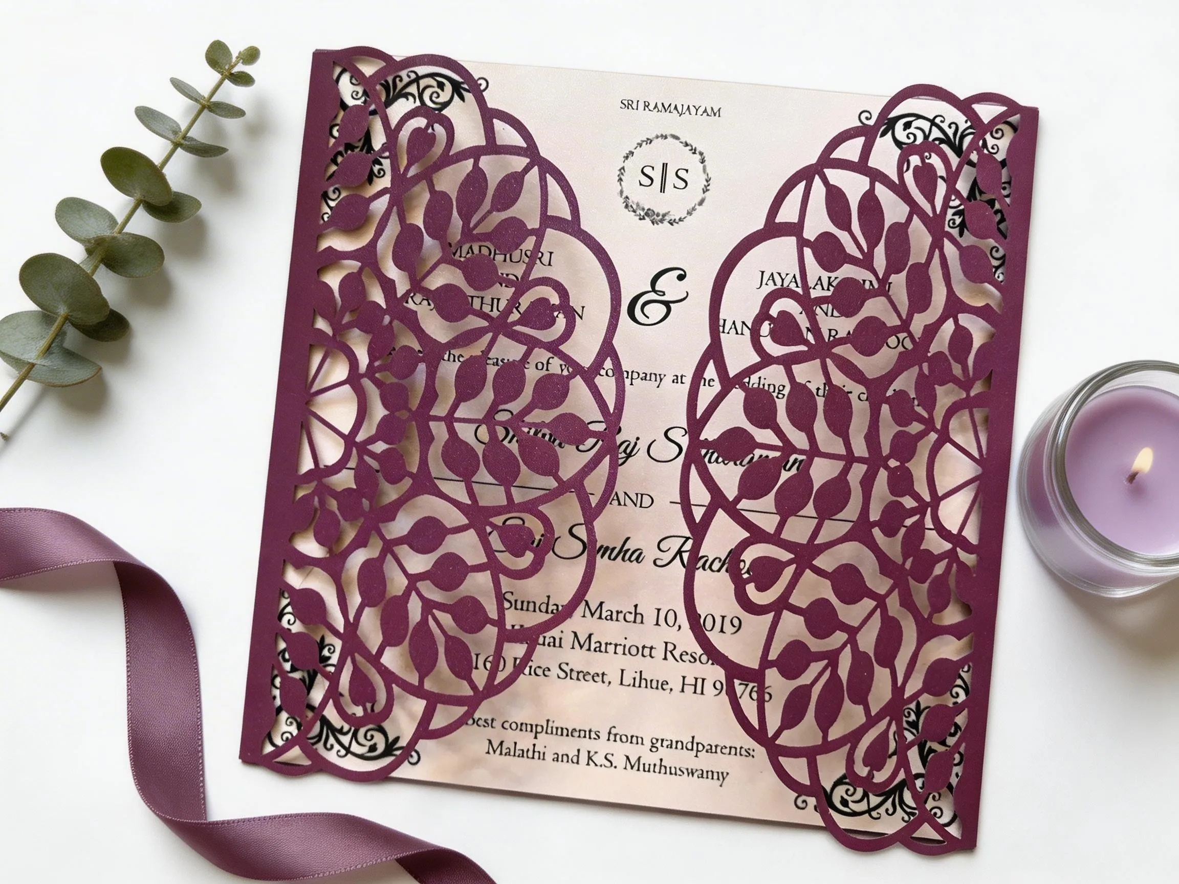 

Custom Laser Cut Wedding Invitations Cards,Engagement Marriage Birthday Invite Cards,Greeting Card,Holiday Decoration,10pcs
