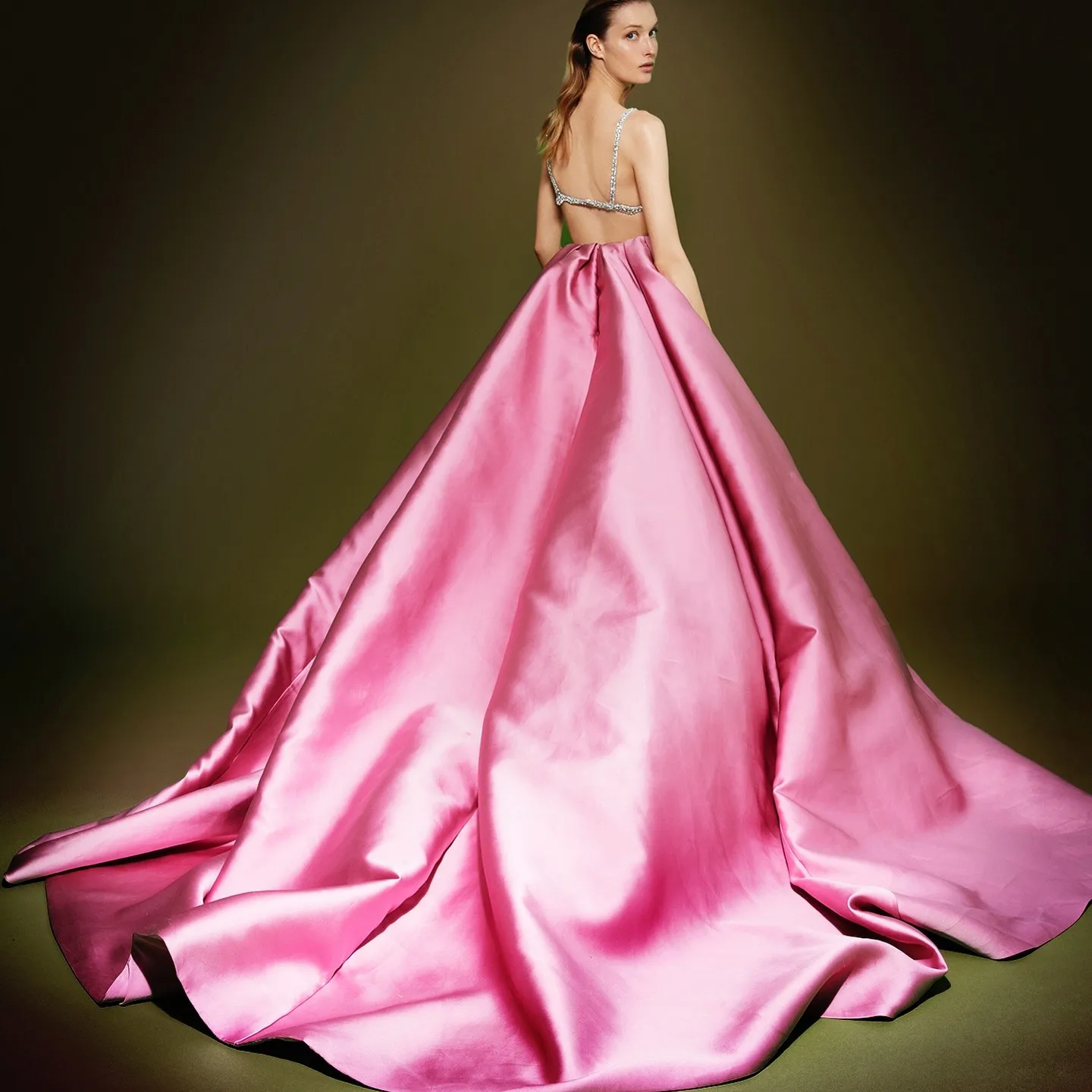 Couture Pink Sheath Satin Long Women Skirts With Detachable Train Buttons Front Fashion Bridal Formal Party Skirt Handmade