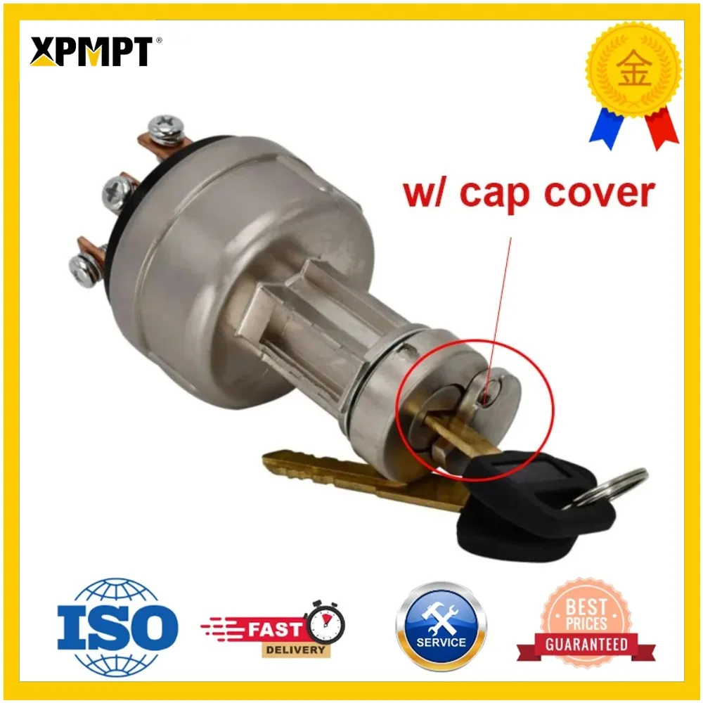 08086-10000 Key Ignition Switch Switch Starter w/ cap cover 08086-00000 20Y-06-24680 for Komatsu PC200-1 PC200-2 PC200-3 PC200-5