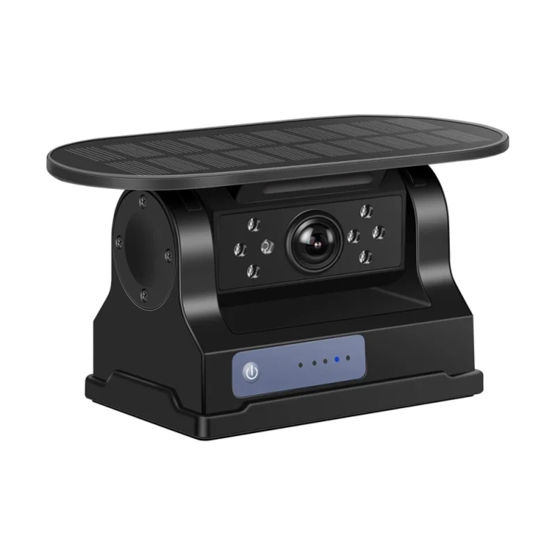Podofo Kabellose Solarbetriebene Magnetische WLAN-Rückfahrkamera IP67 Wasserdichter Rückfahrmonitor für Wohnmobil LKW Anhänger