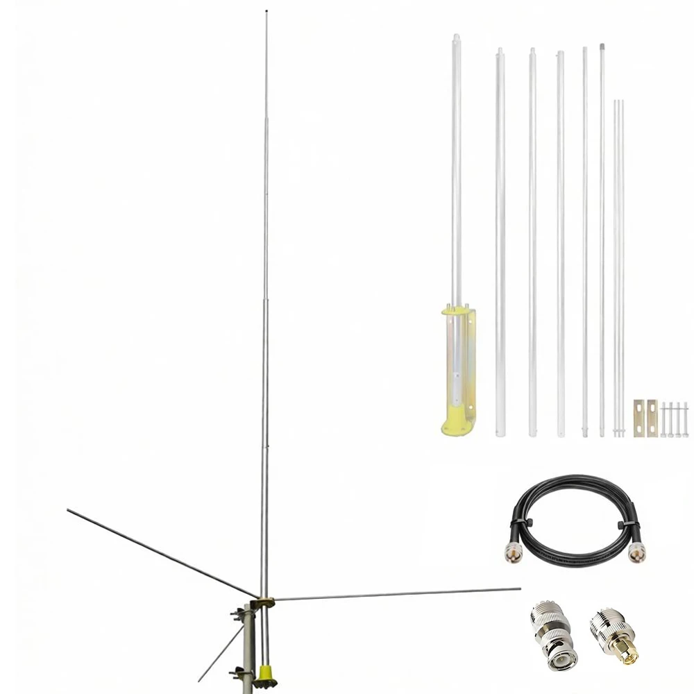 

27MHz CB Base Antenna Kit - 5.2m Ham Radio Antenna for Home, Cobra, Uniden, Bearcat, Mobile & Two-Way Radios（including VAT)）