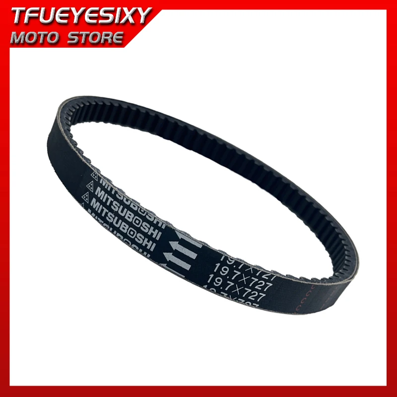 TFUEYESIXY 727x19.7 CVT Drive Belt For Sym Z1 125 Gtevo Jet Power125 GR125 XS125T-17 JP150 4T 727 19.7 1B01F6A01 23100-F6A-0001