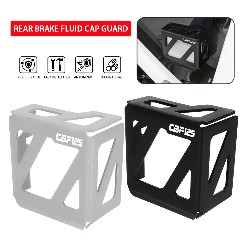

For Honda CBF125 CBF 125 cbf125 2021-2022-2023-2024 CNC Aluminum Motorcycle Rear Brake Fluid Reservoir Cap Cover Guard Protector