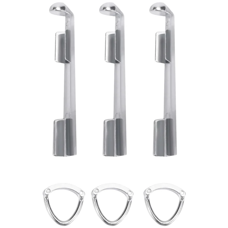 

Зажим для бильярдного кия, 3 шт., зажим для наконечника кия из сплава, ремонтный комплект наконечников кия для бильярдного стола, аксессуары для наконечников кия