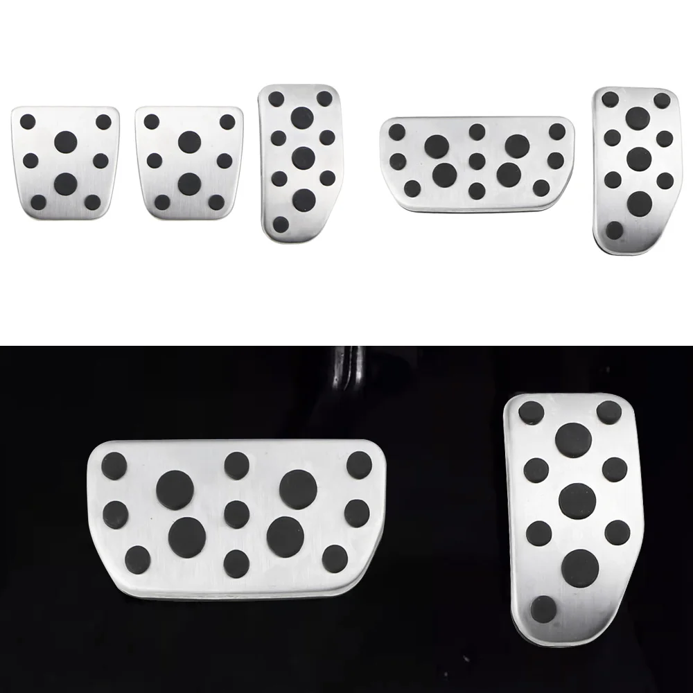 Cubiertas para Pedales de Coche para Toyota Vios 2014+ Vios FS Yaris 2017+ AT MT, Protector de Pedales de Acelerador y Freno, Accesorios Interiores