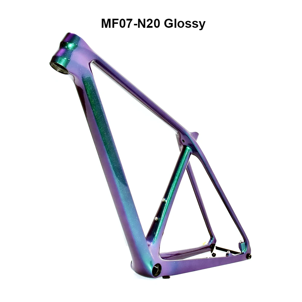 Chameleon Painted 29er Carbon MTB Frame, Full Hidden Cable Mountain Frame, Boost Cycling with BB92 Dub Bottom Bracket, 148*12mm