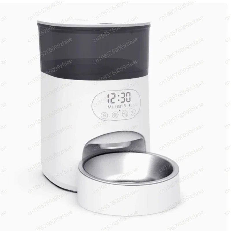 Cat and Dog Intelligent Timing Quantitative Self-service Grain Dispenser Feeding Basin